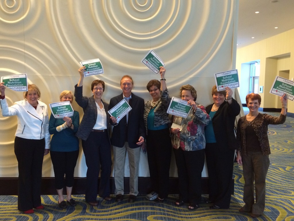 The SNA board poses for a #GivingTuesday 'unselfie'!