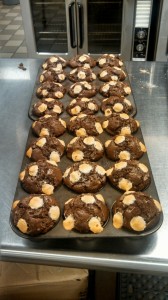 hot chocolate muffins